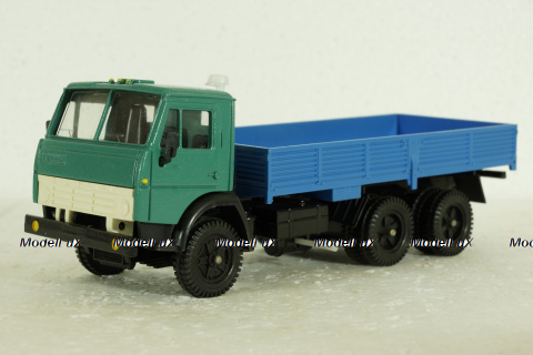 Камаз-5320 бортовой, зеленый/синий, Арек  1:43