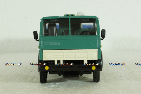 Камаз-5320 бортовой, зеленый/синий, Арек  1:43