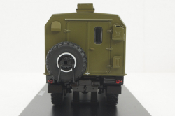 Урал-375, кунг, хаки, SSM1277, SSM 1:43