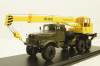Краз-255Б1 КС-3575 Автокран, хаки/желтый, SSM1185, SSM 1:43