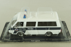 РАФ-22038 Латвия, ППМ044, Полицейские Машины Мира №44, DeAgostini 1:43