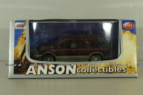 Ford Excursion, red, 80805, Anson 1:43