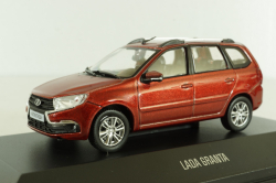 Ваз-2194, Lada Granta 2 SW 2018, red, Автолегенды №24, Deagostini 1:43