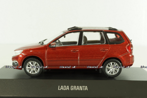 Ваз-2194, Lada Granta 2 SW 2018, red, Автолегенды №24, Deagostini 1:43