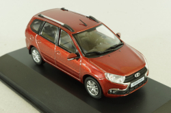 Ваз-2194, Lada Granta 2 SW 2018, red, Автолегенды №24, Deagostini 1:43