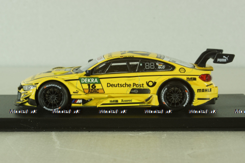 BMW M4 DTM #16 2015, yellow, 440998D-GP(D), Huadawei 1:43