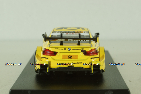 BMW M4 DTM #16 2015, yellow, 440998D-GP(D), Huadawei 1:43