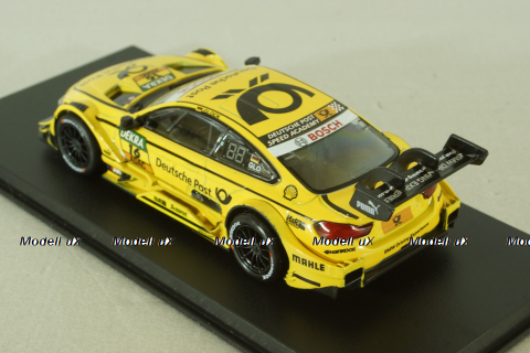 BMW M4 DTM #16 2015, yellow, 440998D-GP(D), Huadawei 1:43