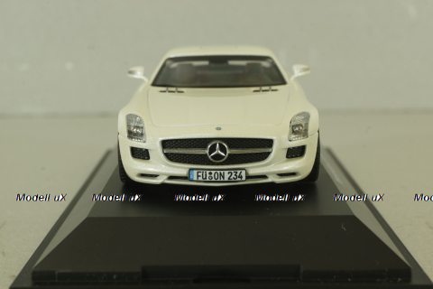 Mercedes SLS AMG (C197) 2010, white, 450741100, Schuco 1:43