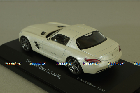 Mercedes SLS AMG (C197) 2010, white, 450741100, Schuco 1:43