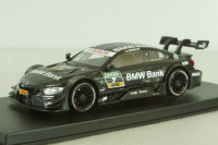 BMW M4 DTM #7 2015 Bruno Spengler, black, 440998D-GP(A), Huadawei 1:43