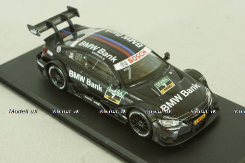 BMW M4 DTM #7 2015 Bruno Spengler, black, 440998D-GP(A), Huadawei 1:43