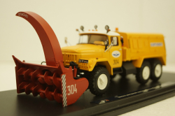 Зил-131 ДЭ-21 Шнеко-роторный снегоочиститель, Аэрофлот, TruckTyr 1:43