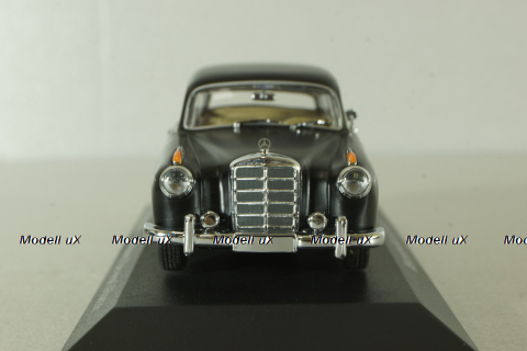 Mercedes 220 S Ponton  (W180) 1956, matt black, B66040403, Minichamps 1:43