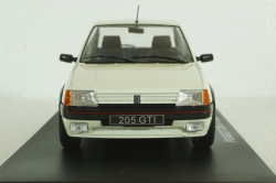 Peugeot 205 Gti, 1986, white, Hachette 1:24 Без Журнала