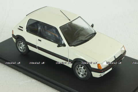 Peugeot 205 Gti, 1986, white, Hachette 1:24 Без Журнала