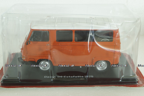 Dacia D6 Estafette, 1975, orange, Hachette 1:24 Без Журнала
