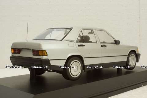 Mercedes 190E (W201) 1982 Silver, 155037004, Minichamps 1:18