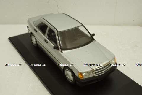 Mercedes 190E (W201) 1982 Silver, 155037004, Minichamps 1:18