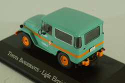 Toyota Land Cruiser BJ40 Bandeirante Light Eletricidade 1970, Altaya 1:43