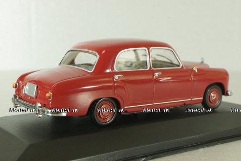 Mercedes 180 A Ponton (W180) 1956, 50 years Ponton 06 September 2003, red, B66040358, Minichamps 1:43