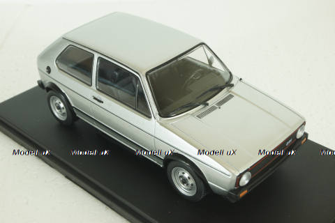 Volkswagen Golf Gti, 1976, silver, Hachette 1:24 Без Журнала