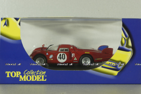 Alfa Romeo 33/2 #40 Le Mans 1968, red, TMC248, TOP Model 1:43