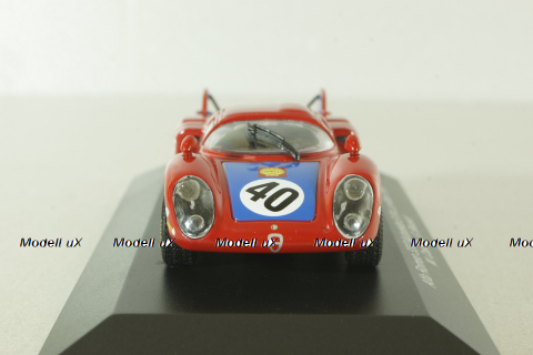 Alfa Romeo 33/2 #40 Le Mans 1968, red, TMC248, TOP Model 1:43