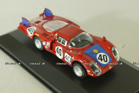 Alfa Romeo 33/2 #40 Le Mans 1968, red, TMC248, TOP Model 1:43