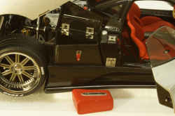 Pagani Zonda F, 2005, Grigio Mercurio, ALM854111, Almost Real 1:18