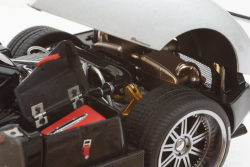 Pagani Zonda F, 2005, Grigio Mercurio, ALM854111, Almost Real 1:18