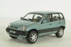 Chevrolet Niva, серо-голубой, Cararama 1:43