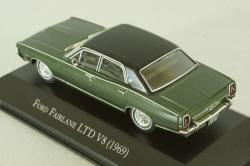 Ford Fairlane LTD V8 1969 green metallic/black, Altaya 1:43
