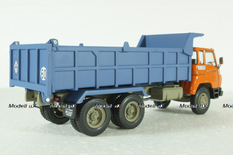 Barreiros 64/26v Truck Cassone Ribaltabile Movimento Terra 1972, Orange Blue, Camiones y Autobuses, Salvat 1:43