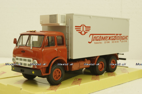 Маз-514, Рефрижератор, Главмежавтотранс, Modellux 1:43