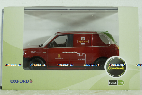 LEVC electric TX5 Taxi Prototype VN5 Van Royal Mail 2020, red, 43TX5003, Oxford 1:43