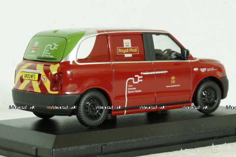LEVC electric TX5 Taxi Prototype VN5 Van Royal Mail 2020, red, 43TX5003, Oxford 1:43