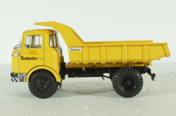 Barreiros Puma Truck Cassone Ribaltabile Movimento Terra 2-Assi 1961, Yellow Camiones y Autobuses, Salvat 1:43