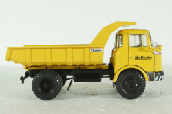 Barreiros Puma Truck Cassone Ribaltabile Movimento Terra 2-Assi 1961, Yellow Camiones y Autobuses, Salvat 1:43