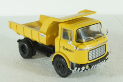 Barreiros Puma Truck Cassone Ribaltabile Movimento Terra 2-Assi 1961, Yellow Camiones y Autobuses, Salvat 1:43