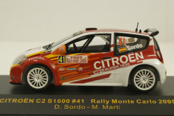 Citroen C2 S1600 WRC #41 Rally Monte Carlo 2005, RAM173, IXO 1:43