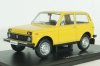 Ваз-2121 Нива, Lada 1600, 4x4, 1977, желтая, Hachette 1:24 Выпуск №7 С журналом!