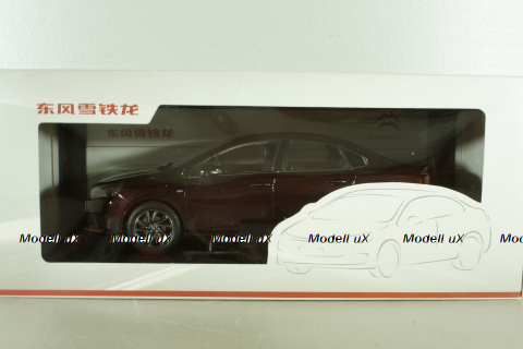 Citroen C4 Sega 2016, brown, Dealer Edition, 1:18