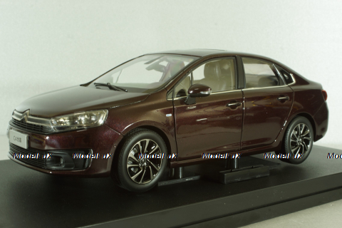 Citroen C4 Sega 2016, brown, Dealer Edition, 1:18