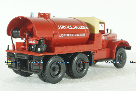 GMC CC Diamond Tanker Truck Service Incendie 1963, Camions de Pompiers, Hachette 1:43