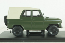 Уаз-469Б, 1972, хаки, Hachette 1:24 Выпуск №33 С журналом!