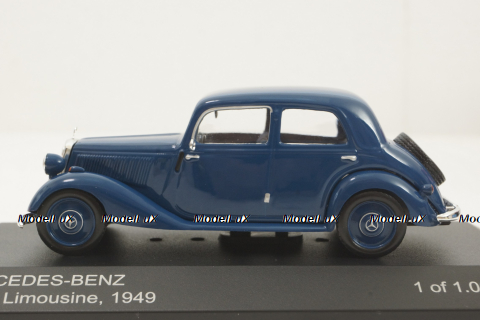 Mercedes 170V Limousine (W136) 1949 blue, Whitebox 1:43