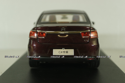 Citroen C4 Sega 2016, brown, Dealer Edition, 1:18