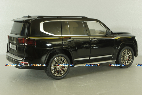 Toyota Land Cruiser 300 2021, black, C0852, Che Zhi 1:18