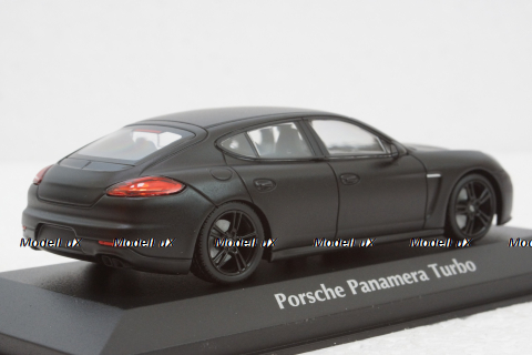 Porsche Panamera Turbo S, 2013, matt black, 940062370, Maxichamps 1:43